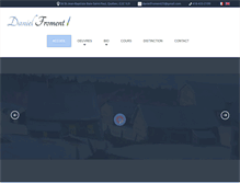Tablet Screenshot of danielfroment.com
